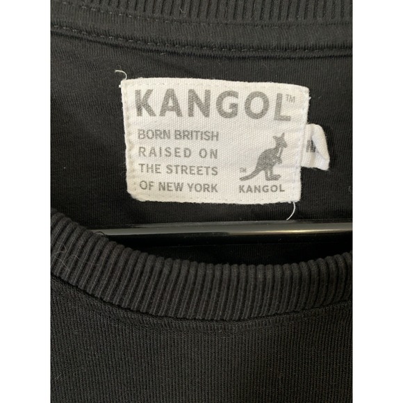 Kangol Crewneck Sweatshirt Black size M‎ embroidered - Picture 2 of 15